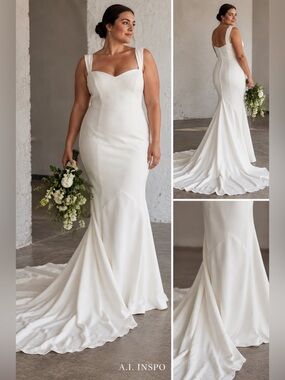 NWT L’Amour Bridal Wedding Dress Size 14